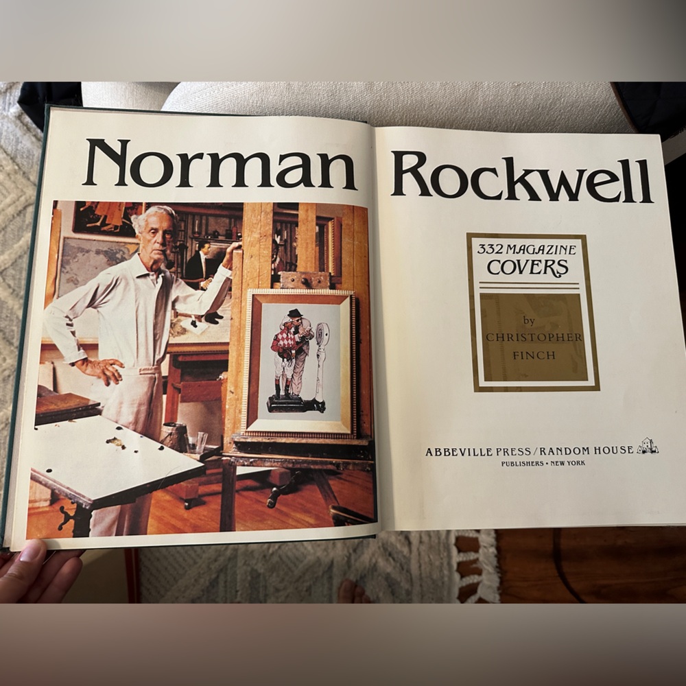 Vintage Norman Rockwell Magazine Cover Collection Book